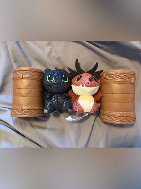 How To Train Your Dragon Toothless & Hookfang Mini Plush Set